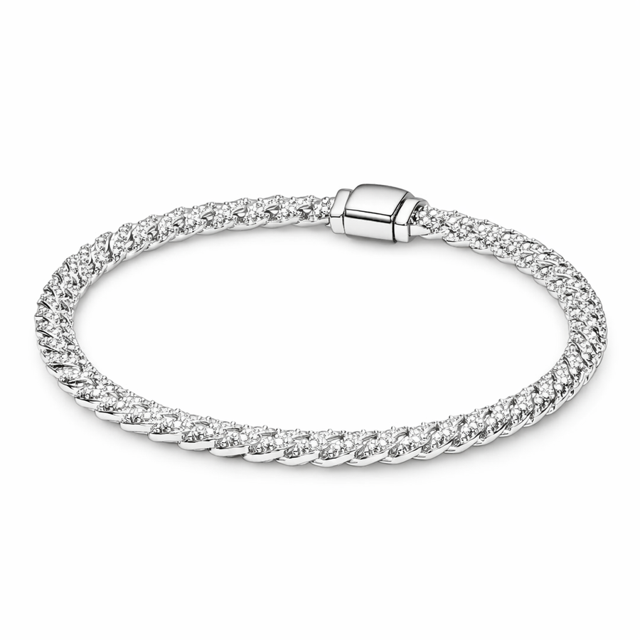 Pavé Cuban Bracelet