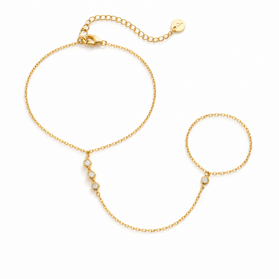Beaded Hand Bracelet
