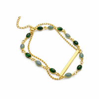 Olivia Moss Duo Bracelet