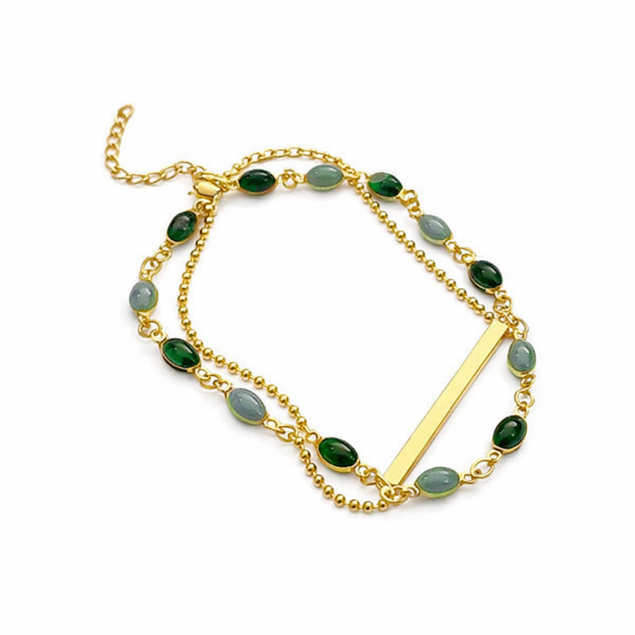 Olivia Moss Duo Bracelet