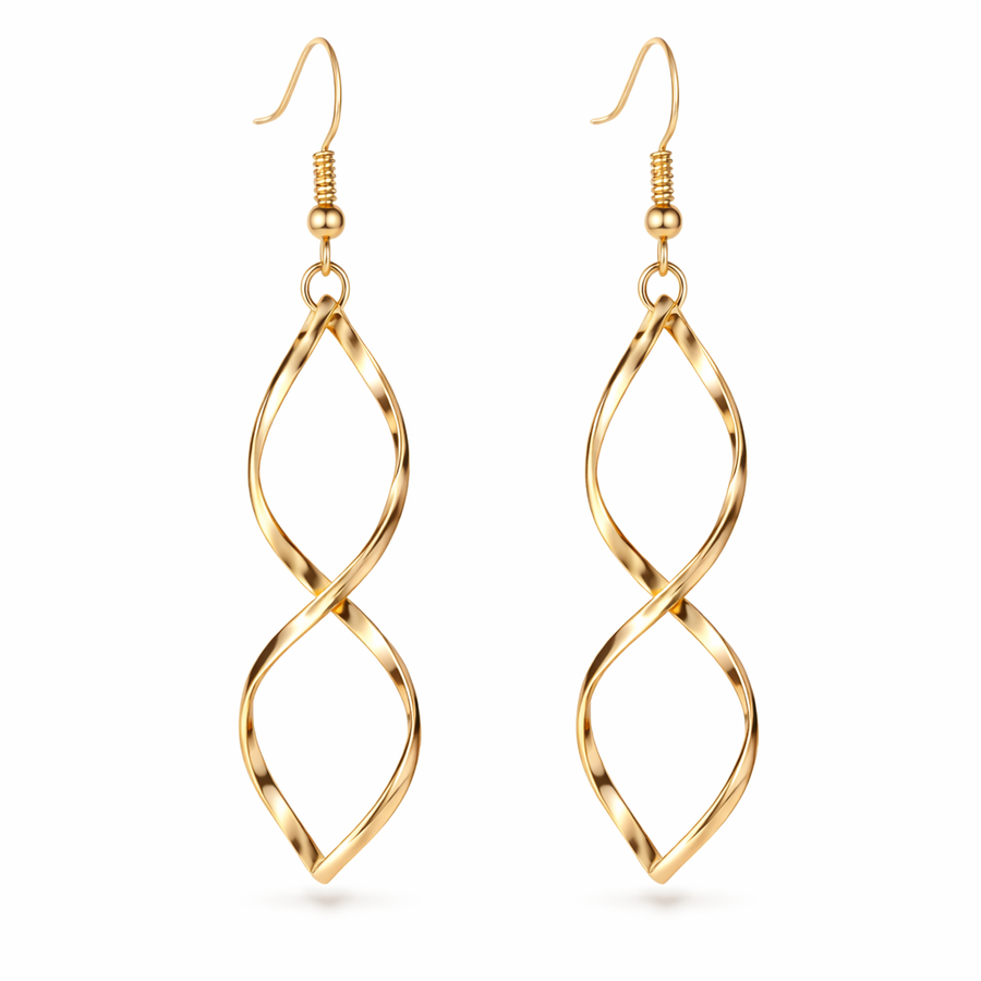 Spiral Drop Earrings