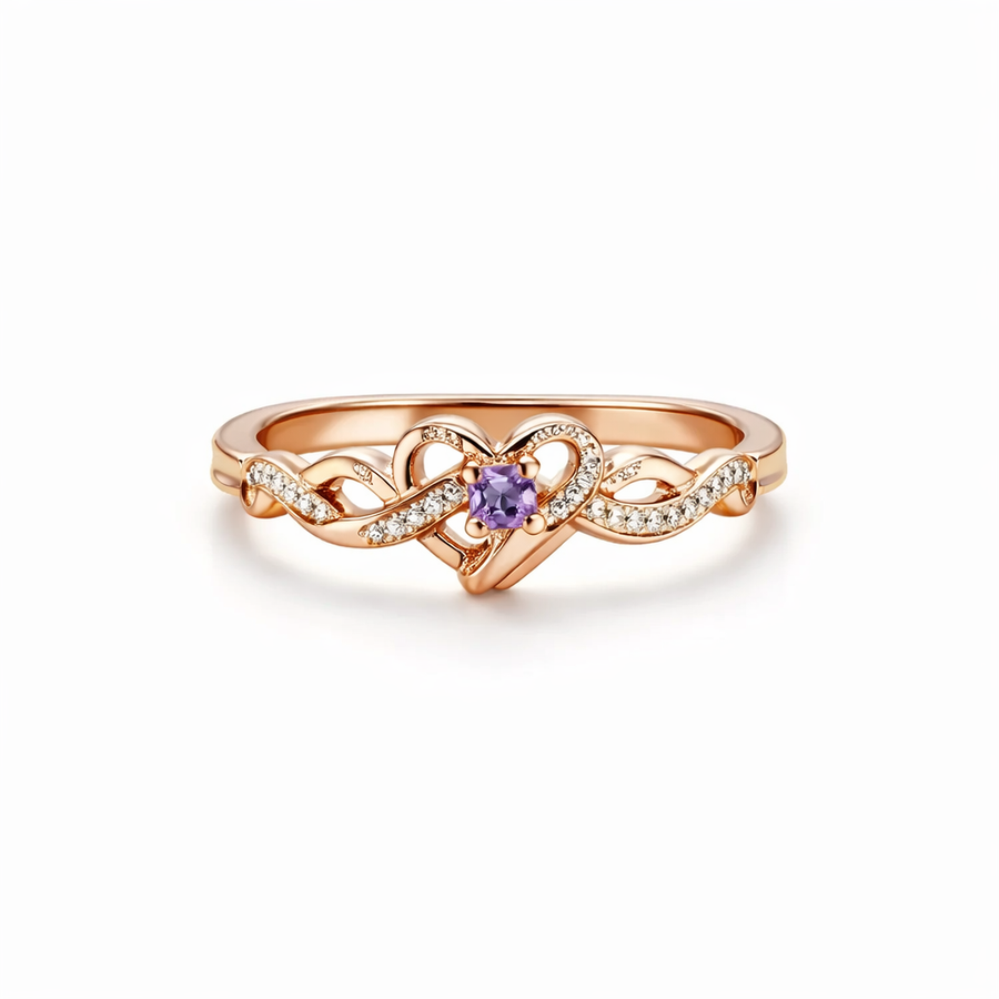 Violetheart Gold and Silver Ring