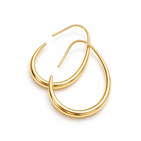 Antique Gold Hoop Earrings