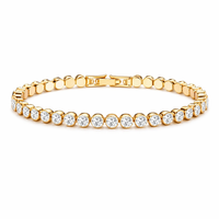 Round Cut Tennis Bracelet