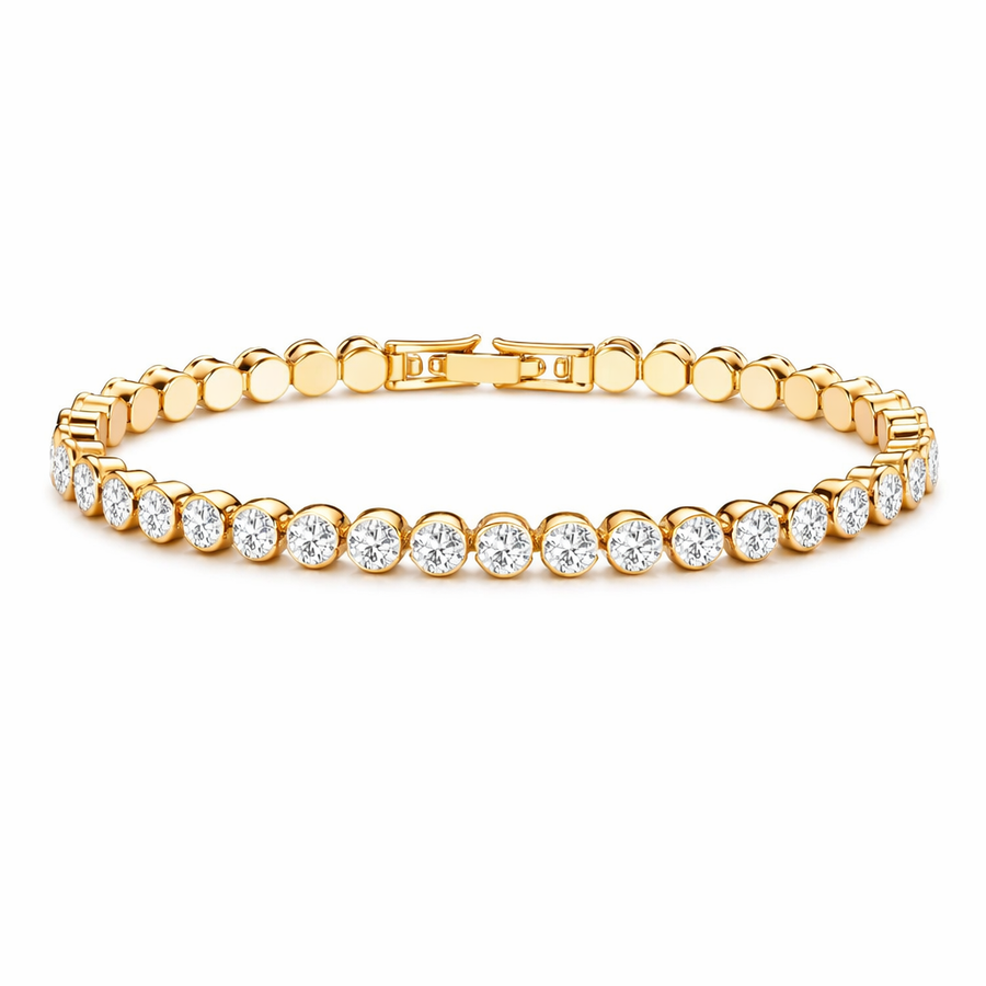 Round Cut Tennis Bracelet