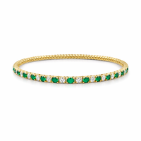Emerald Trio Tennis Bracelet