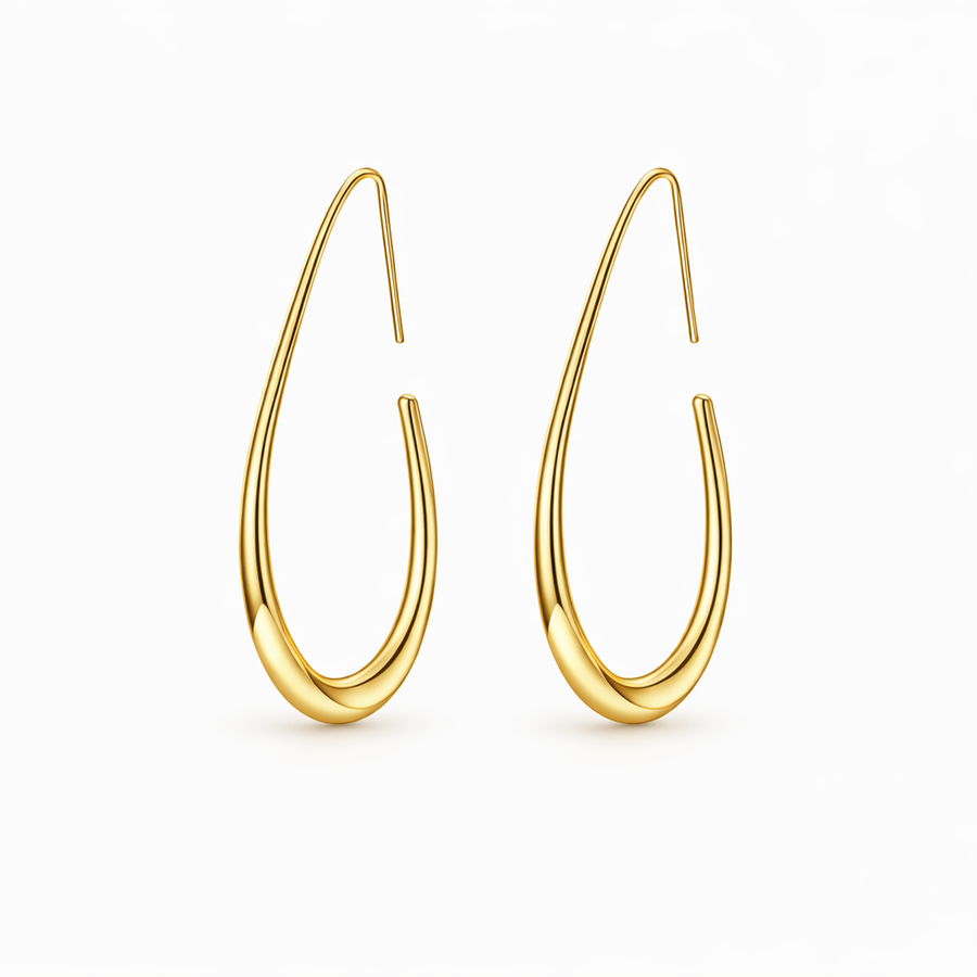 Sunlit Hoop Earrings