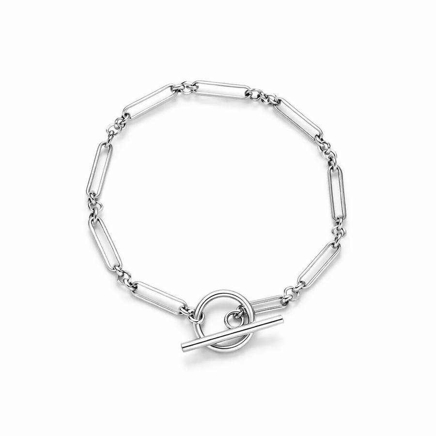 Link Bracelet with T-Bar