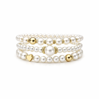 Exquisite Pearl Bracelet Set