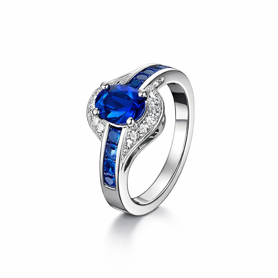 Sapphire Flow Ring