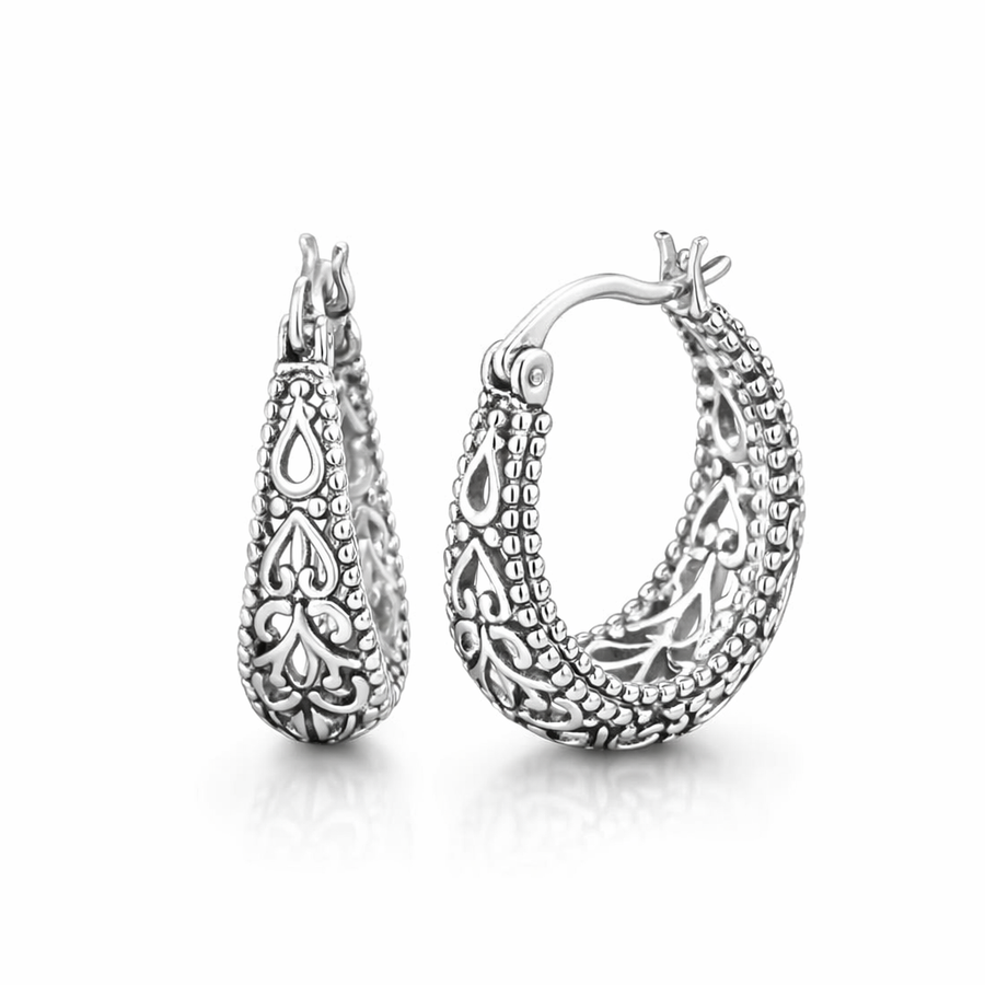 Antique Openwork Basket Earrings