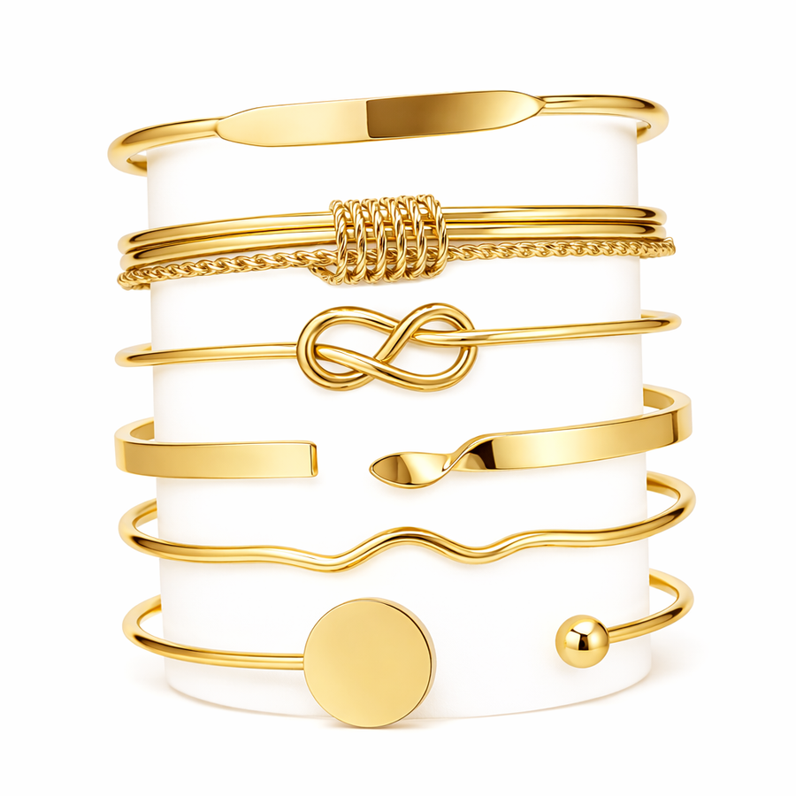 Knotted Elegance Bracelet Set