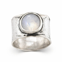 Boho Moonstone Ring