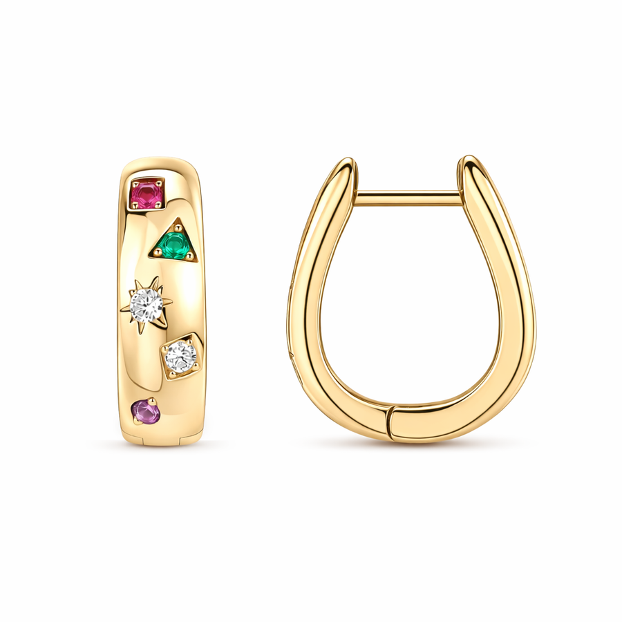 Colorwave Hoop Earrings