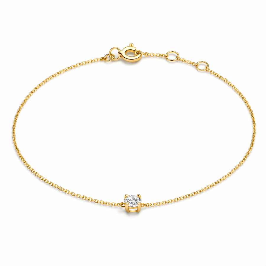 Caroline Moissanite Stone Bracelet