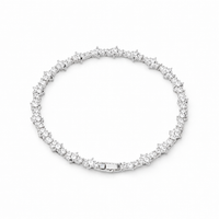 Classic Cluster Tennis Bracelet