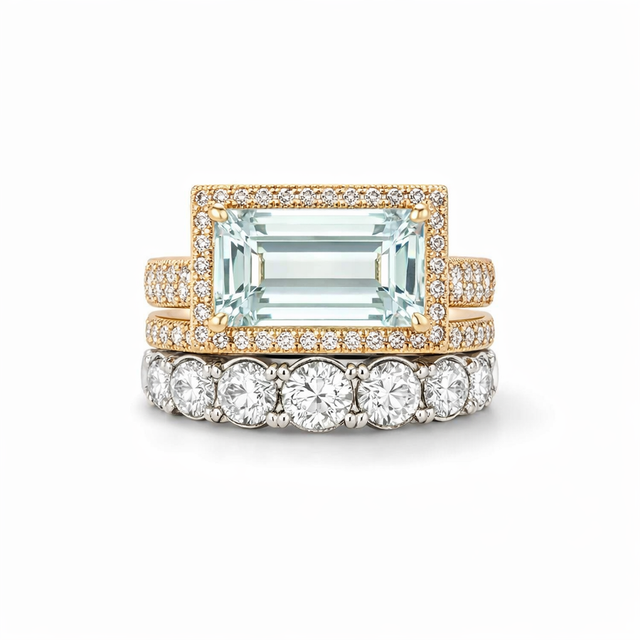 Turquoise Heirloom Ring Set