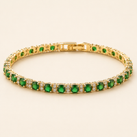Emerald Trio Tennis Bracelet