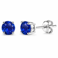 Classic Sapphire Stud Earrings