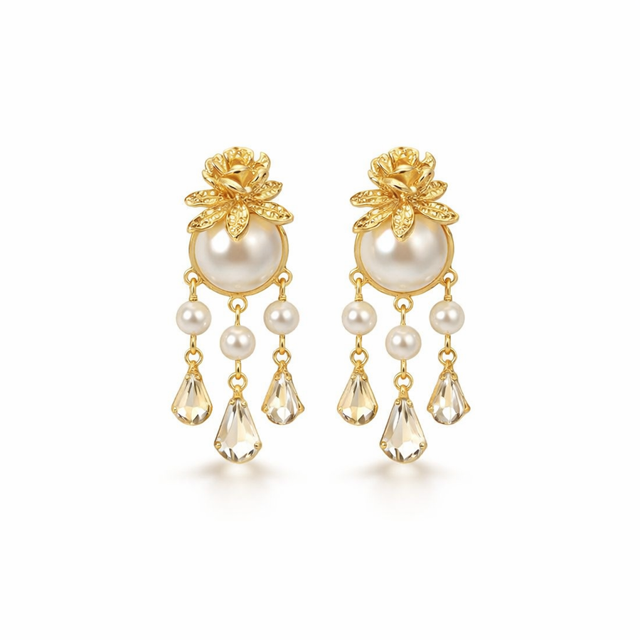 Ivoria Pearl Dewdrop Earrings