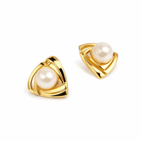 Exquisite Pearl and Gold Earrings