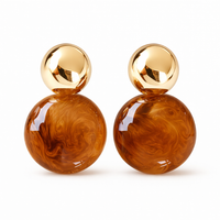 Aurelie Amber Drop Earrings