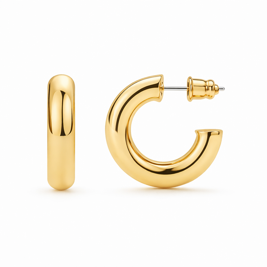 Stardust Hoop Earrings