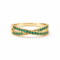 Emerald Flow Ring