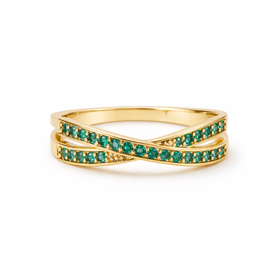 Emerald Flow Ring