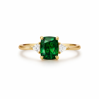 Vintage Green Stone Ring