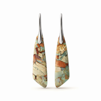 Antique Natural Stone Earrings