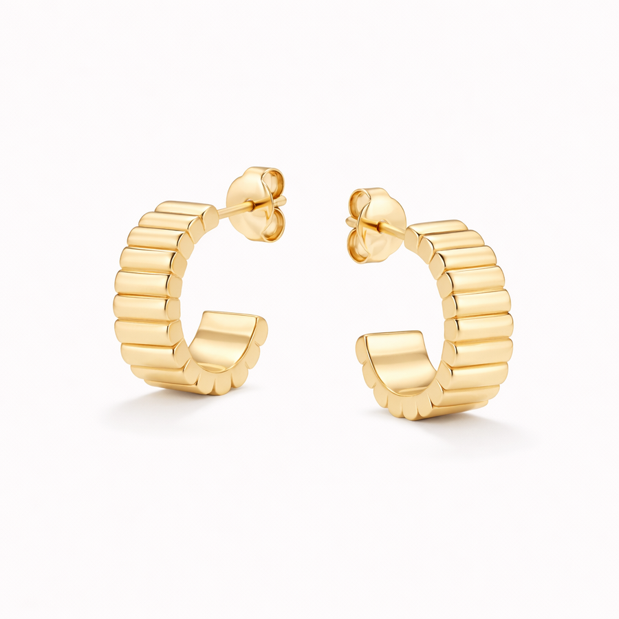 Classic Embossed Earrings