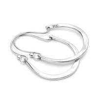 Lunar Halo Hoop Earrings