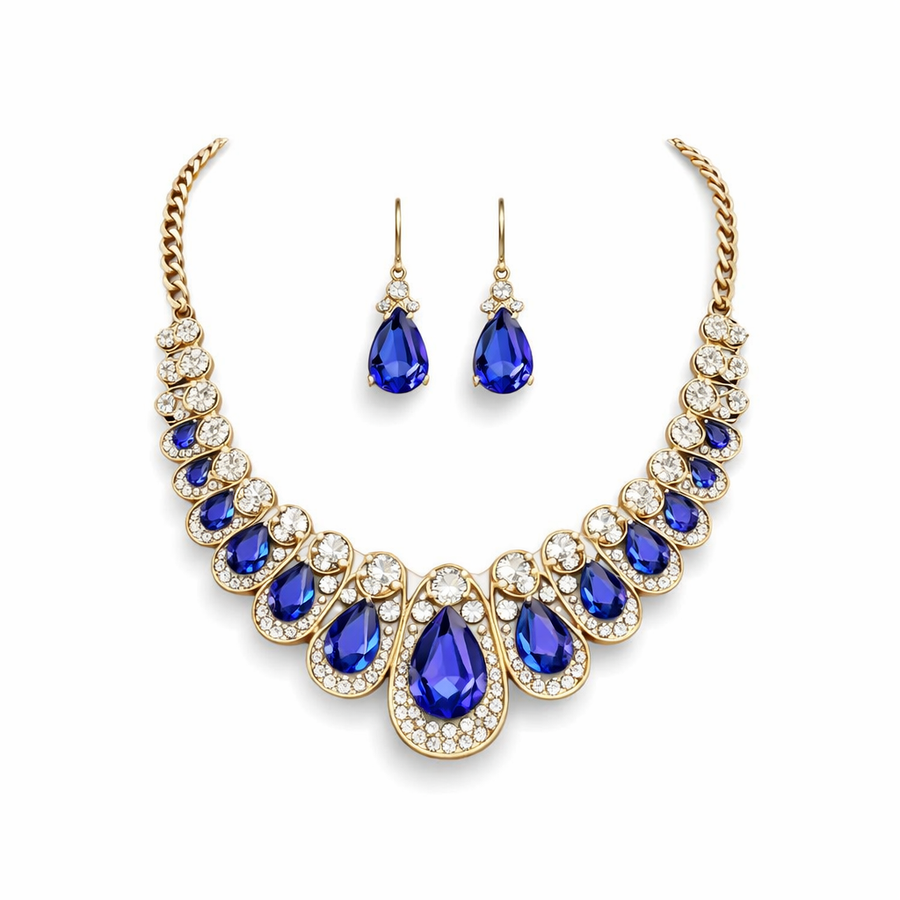 Maevina Sapphires Jewelry Set