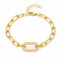 Chunky Pavé Link Chain Jewelry Set
