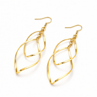 Minimalist Layered Drop Earrings