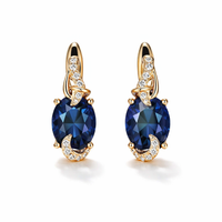 Royal Midnight Drop Earrings