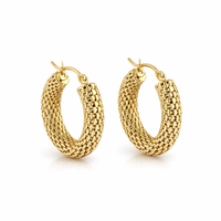 Golden Tide Hoop Earrings
