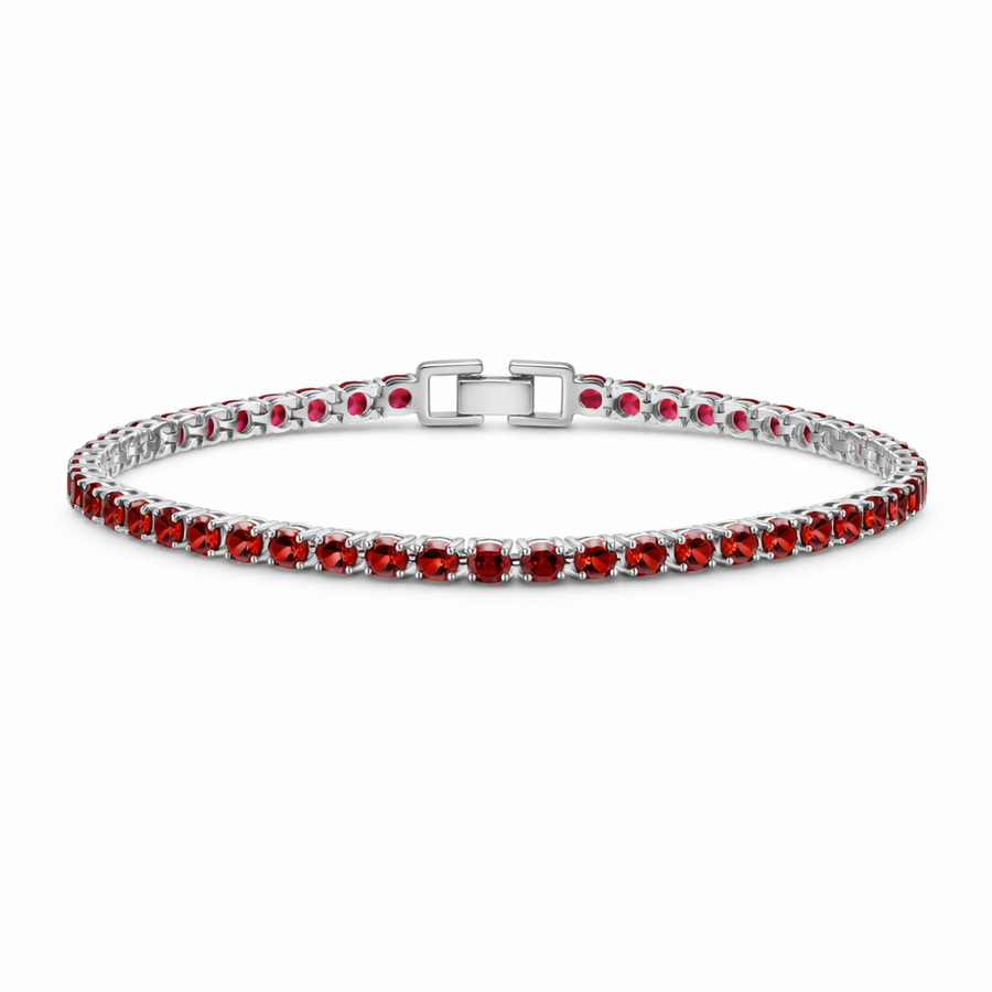 Ruby Tennis Bracelet
