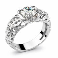 Exquisite Crystal Ring