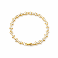 Classic Cluster Tennis Bracelet