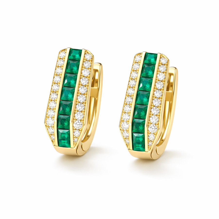 Sienna Emerald Earrings