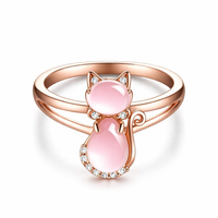 Rose Gold Cat Ring