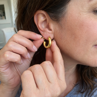 Stardust Hoop Earrings