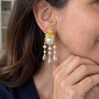Ivoria Pearl Dewdrop Earrings