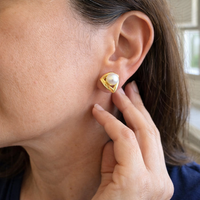 Exquisite Pearl and Gold Earrings
