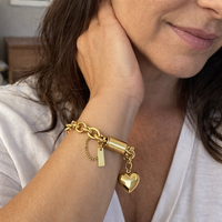 Chunky Heart Bracelet