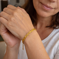 Chain Bracelet with Watch