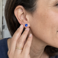 Classic Sapphire Stud Earrings