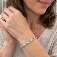Natural Turquoise Stone Bracelet